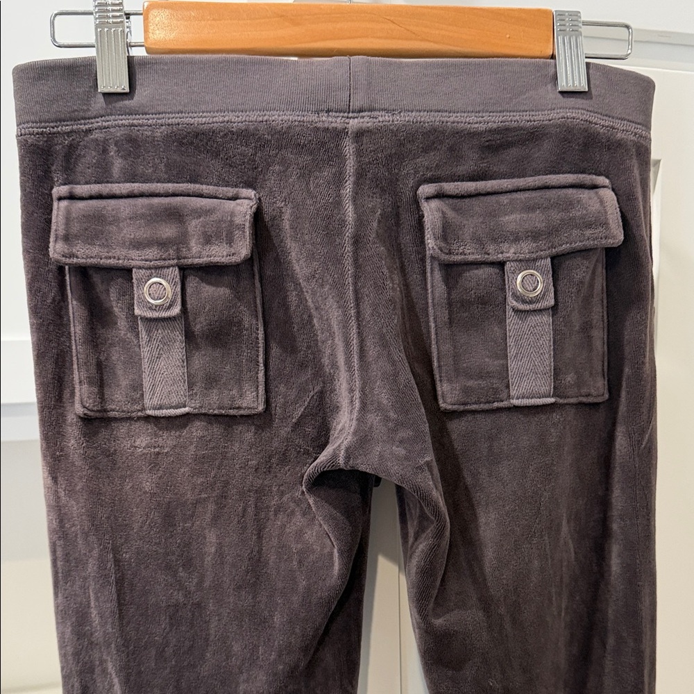 Juicy Couture Velour Gray Pants - Picture 6 of 16